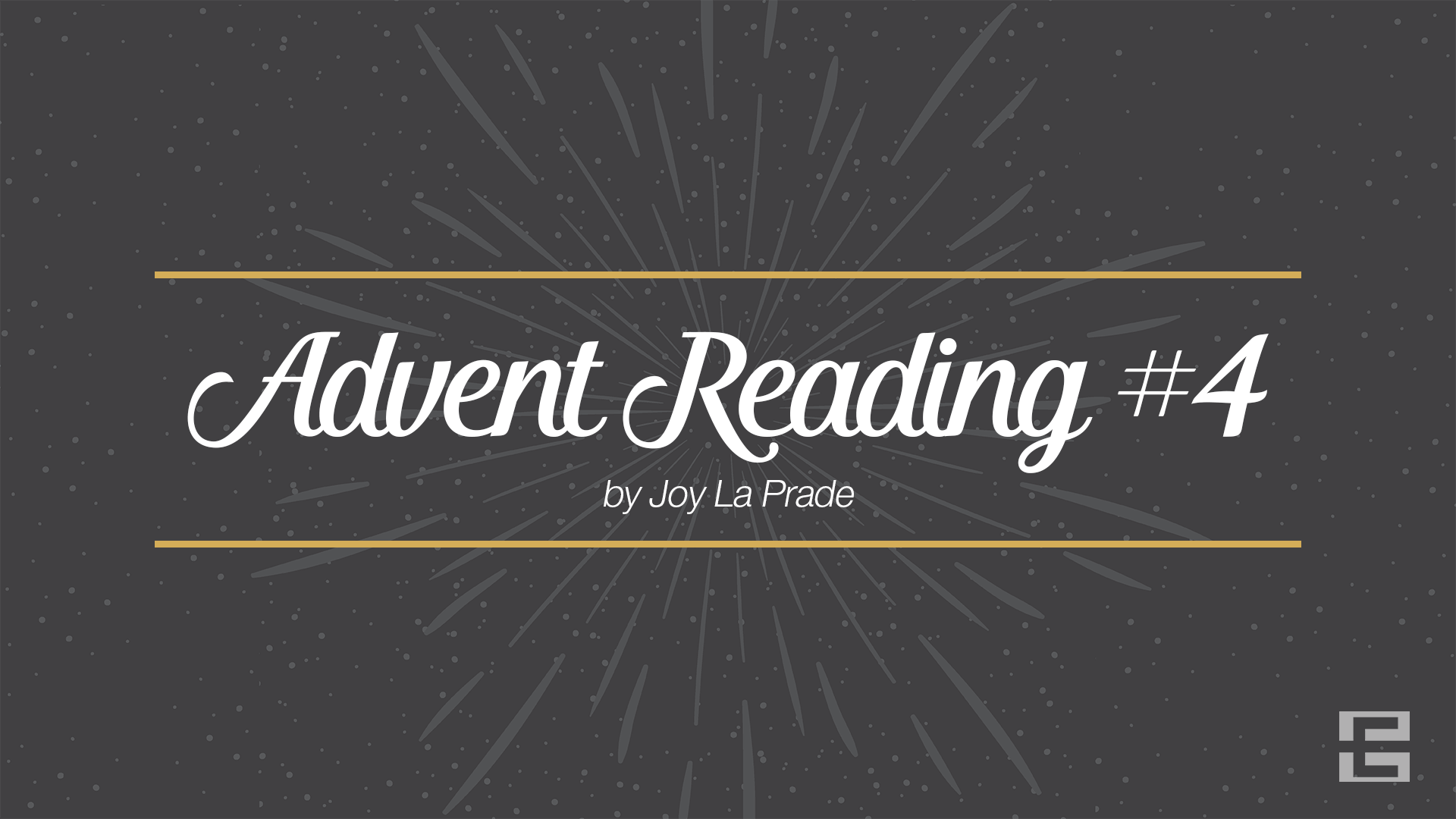 Advent Reading #4