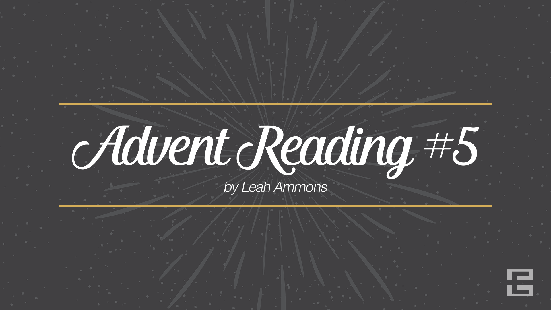 Advent Reading #5